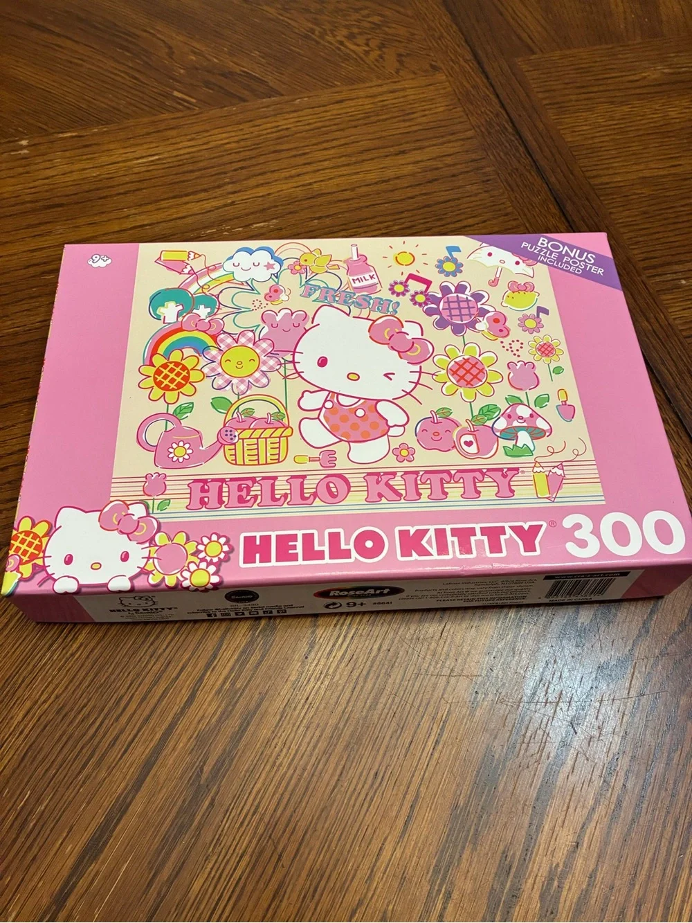 Hello Kitty Pink Floral 300-Piece Puzzle